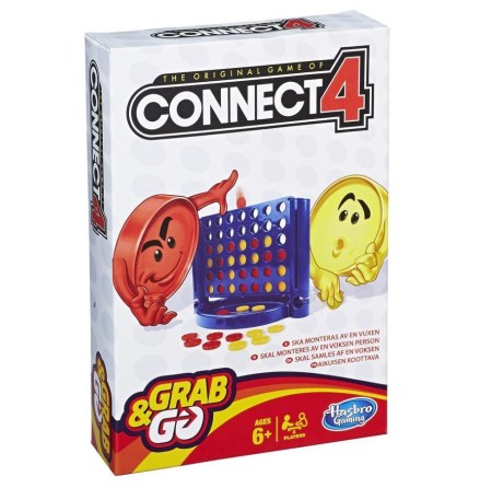 Hasbro Connect 4 Grab & Go Game Resespel