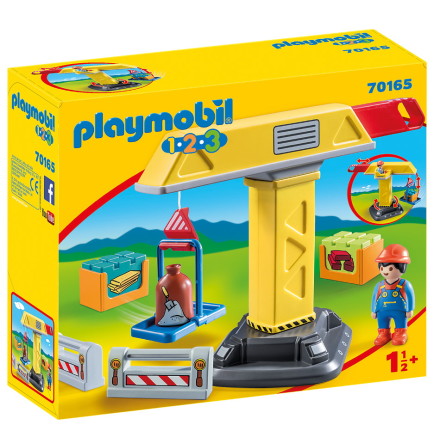 Playmobil 1.2.3 Byggkran