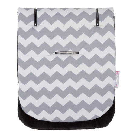 Cuddleco Comfi-Cush Barnvagnsdyna, Grey Zig-Zag