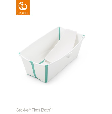 Stokke Flexi Bath Bundle, White Aqua