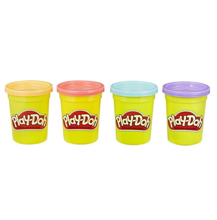 Play-Doh modellera Sweet Colors, 4-pack (orange, rosa, ljusbl, ljuslila)