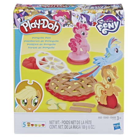 Play-Doh My Little Pony Ponyville Pies Set med 5 Play-Doh Frger