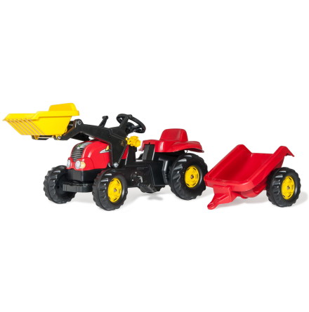 Rolly Toys rollyKid-X Traktor med skopa, Rd