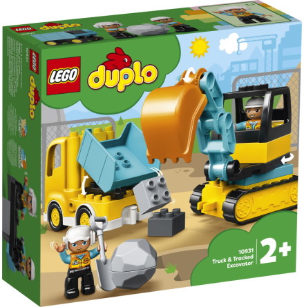 Lego Duplo Lastbil och grvmaskin