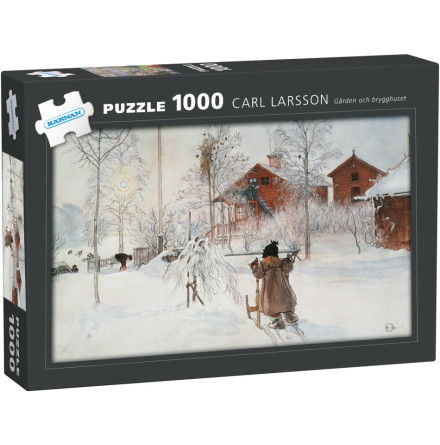 Pussel 1000 bitar Carl Larsson Grden och Brygghuset, Krnan