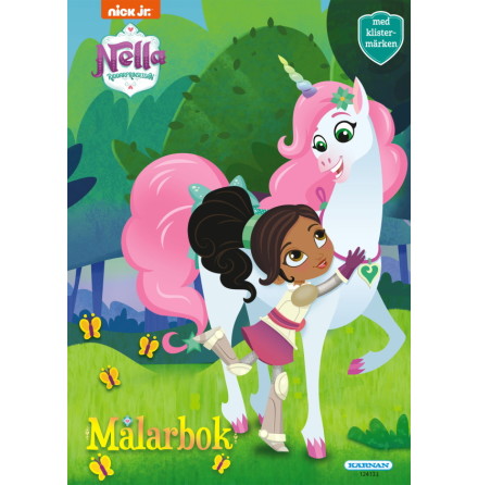Mlarbok Nella och Riddarprinsessan