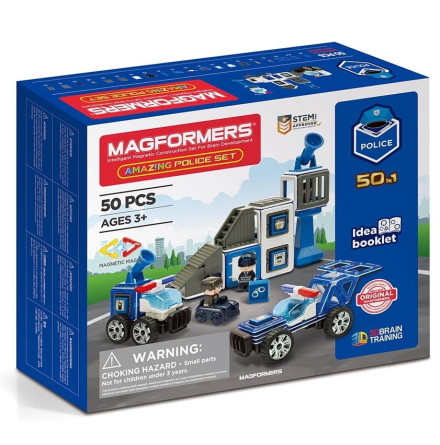 Magformers Amazing Police Set, 50 delar