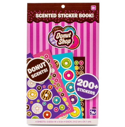 Donut Shop Scented Sticker Book