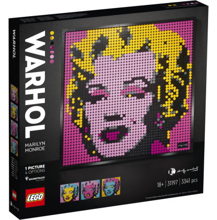 Lego Art Andy Warhol's Marilyn Monroe