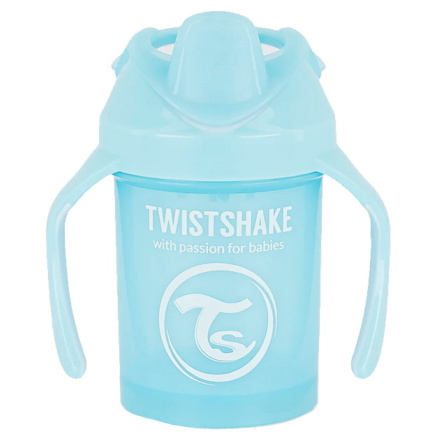 Twistshake Mini Cup 4+ mån 230ml, Babyblå