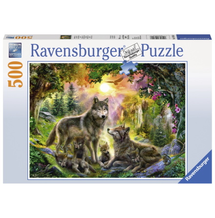 Wolf Family in the Sunshine, 500bitar, Ravensburger