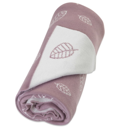 Vinter & Bloom Filt Nordic Leaf EKO, Soft Pink