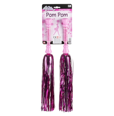 4Girlz Glitter Pom-Poms