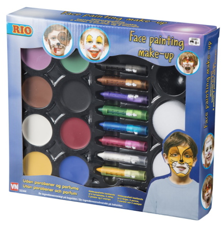 Rio Face Painting Make-up, 8 frger