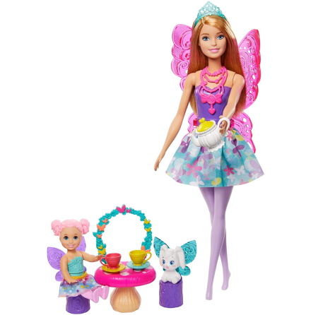 Barbie Dreamtopia Tea Party Playset w Fairy Doll