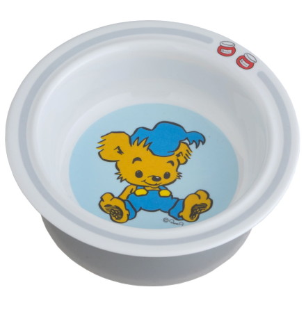 Rtt Start Sugkoppstallrik Bamse, Vit/Bl