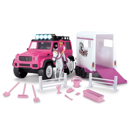 Dickie Toys Jeep med Hstslp, Rosa