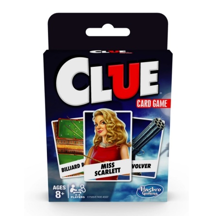 Hasbro Kortspel Cluedo