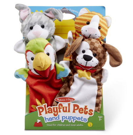 Melissa & Doug Handdockor Playful Pets