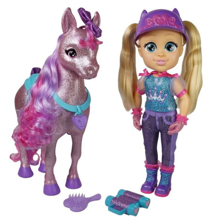Love Diana Horse Set Feature Doll Pack