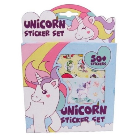 Unicorn set med 50+ klistermrken