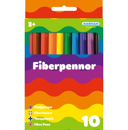 Fiberpennor 10st