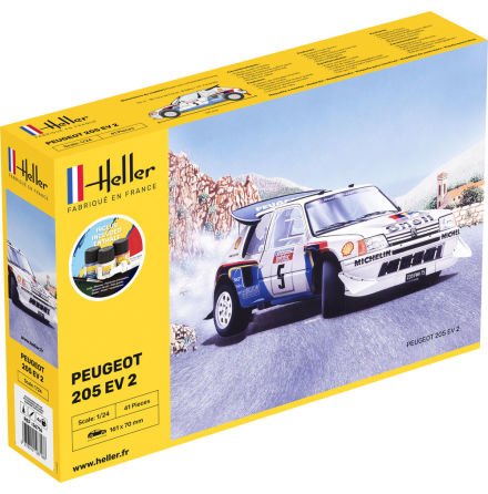 Heller Peugeot 205 EV 2, Modell-Kit