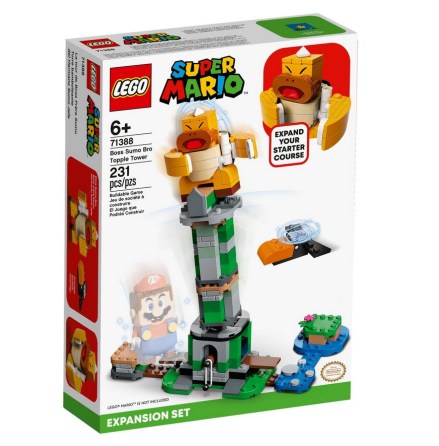 Lego Super Mario Boss Sumo Bros fallande torn - Expansionsset