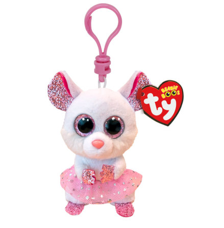 TY Beanie Boos, Nina Vit Ballerina Mus, Clip