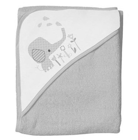 BabyDan Badcape, Elefantastic Grey, 90x90cm