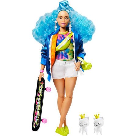 Barbie Extra Docka #4, Skateboard