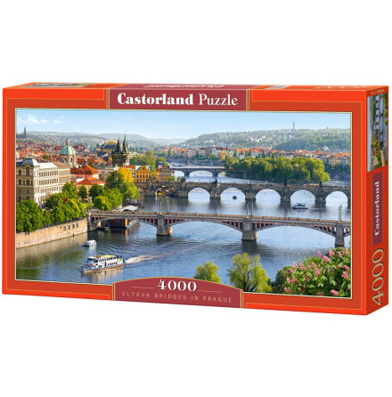 Vltava Bridges in Prague, Pussel, 4000 bitar