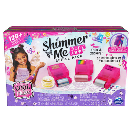 Cool Maker Shimmer Me Body Art Refill