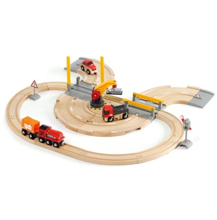 Brio Tgset - bil och tg med kran