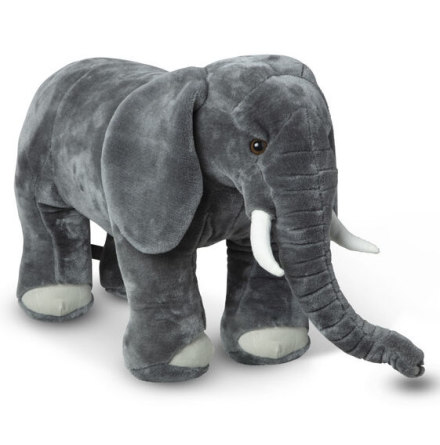 Melissa & Doug Stor Plysch Elefant