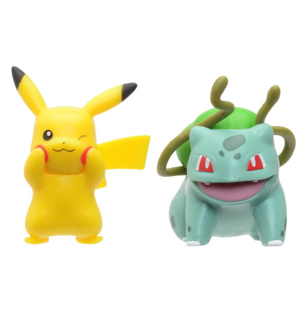 Pokémon Battle Figure, Bulbasaur + Pikachu
