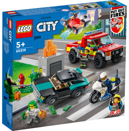 Lego City Brandrddning och polisjakt