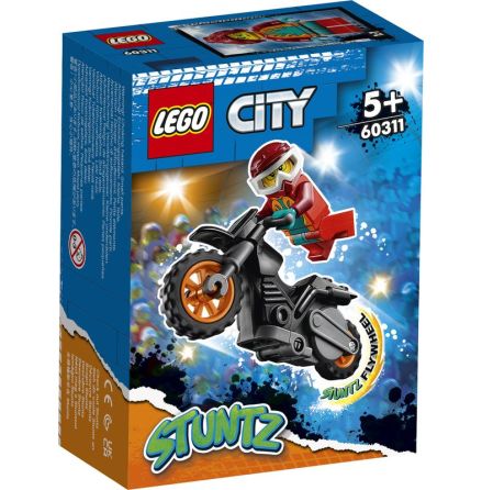 Lego City Eldstuntcykel