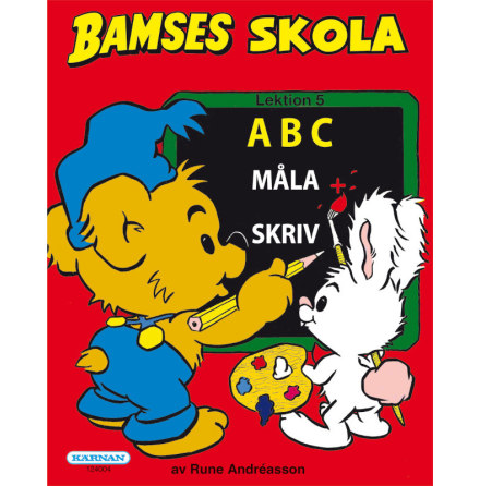 Bamses Skola ABC - Måla och Skriv