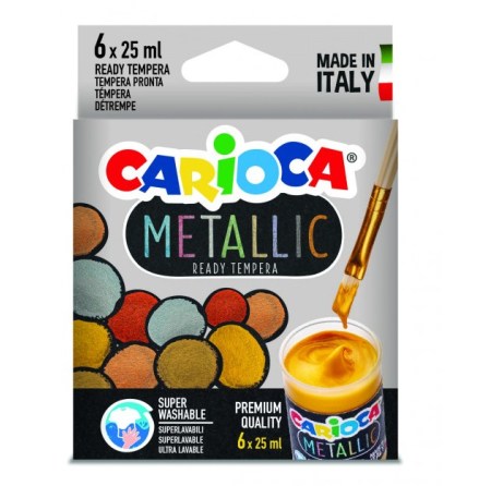 Carioca Metallic Frdiga Temperafrger, 6st