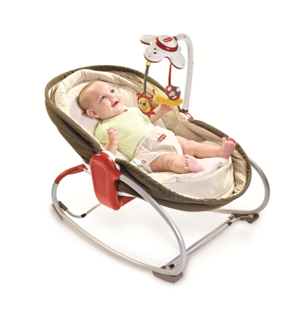 Tiny Love 3-in-1 Rocker Napper, Brown/Beige