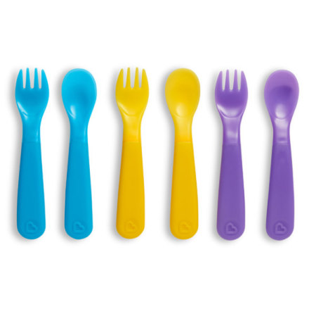 Munchkin 6-pack Color Change Forks & Spoons