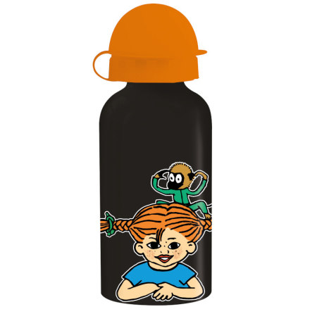 Pippi Lngstrump Vattenflaska Aluminium, 400ml