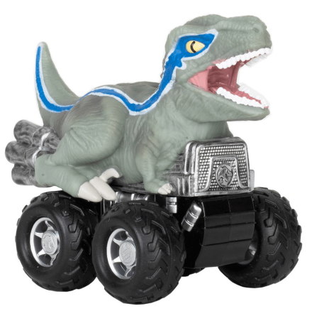 Jurassic World Zoom Riders, Velociraptor (Blue)