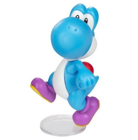 Super Mario Figur, Light Blue Yoshi, 6cm