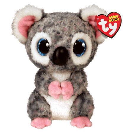 TY Beanie Boo's Karli Grå Koala, Regular 15cm