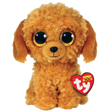 TY Beanie Boo's Noodles Guld Hund, Regular 15cm