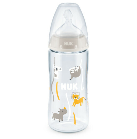 Nuk First Choice+ Temperature Control Bottle, 300ml, Safari