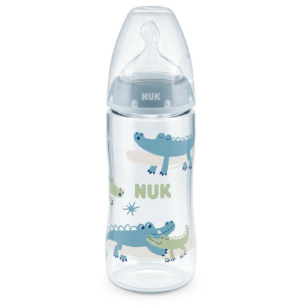 Nuk First Choice+ Temperature Control Bottle, 300ml, Croc