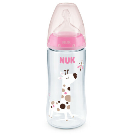 Nuk First Choice+ Temperature Control Bottle, 300ml, Giraff